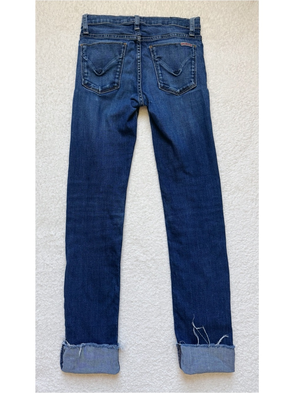 Hudson Tally Deep Cuff Skinny Jeans - Picture 3 of 11
